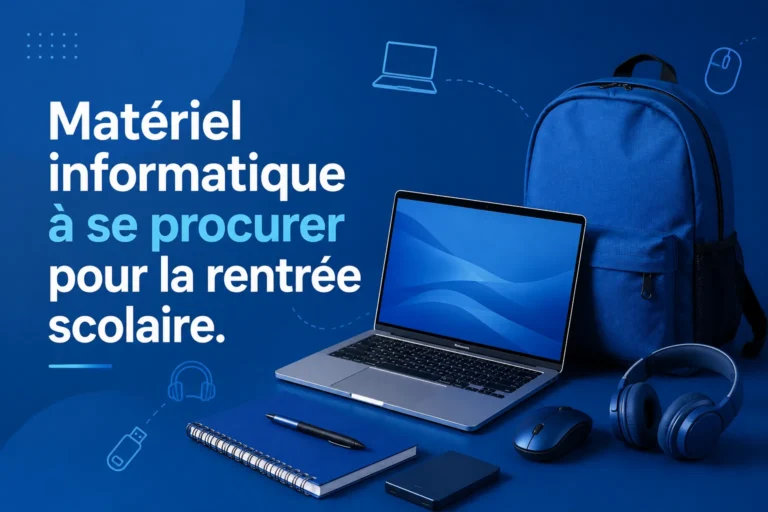 Matériel informatique à se procurer pour la rentrée scolaire
